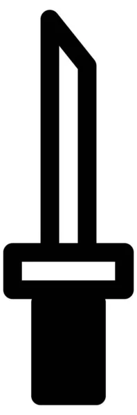 Simple Minimalistic Military Vector Icon — Stock Vector