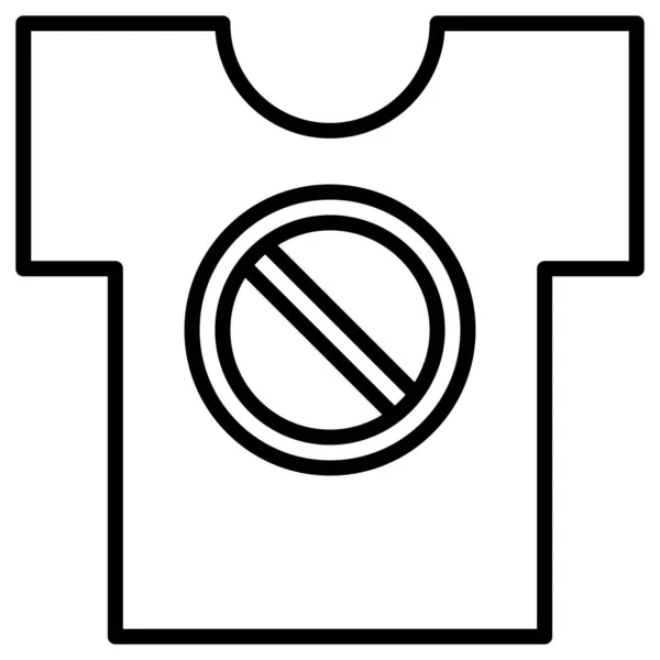 Protest Symbol Linienvektor Illustration — Stockvektor