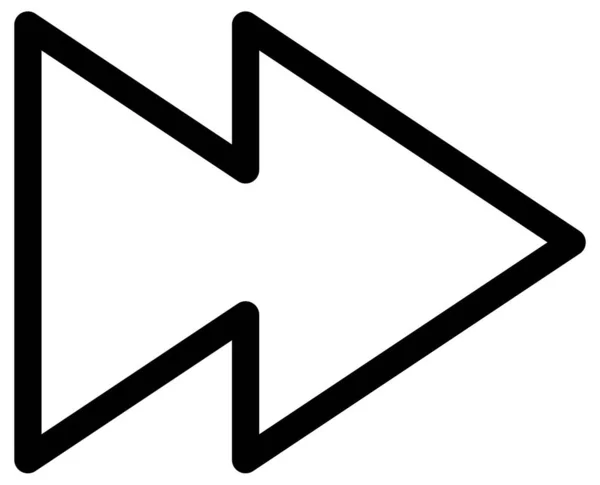 矢印ベクトルアイコンインターフェイスの概念背景 — ストックベクタ