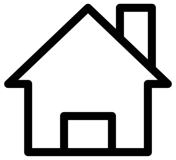 Home Real Estate Vector Icon — Stock Vector