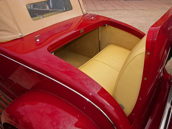 Schwetzingen Germany September 2007 Detail Rear Rumble Seat Duesenberg Murphy — Stock Photo, Image