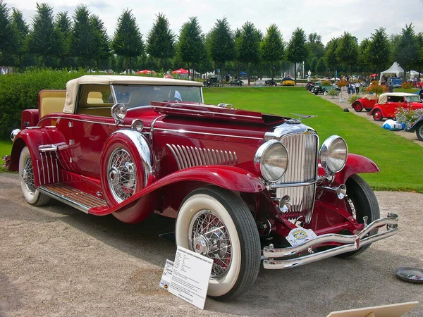 Schwetzingen Allemagne 1Er Septembre 2007 Duesenberg Murphy Convertible Coupe Construit — Photo