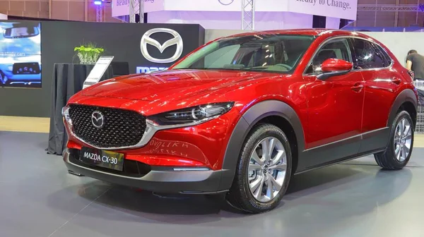 Atenas Grecia Noviembre 2019 Nuevo Coche Mazda Expuesto Atenas Motor — Foto de Stock