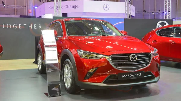 Atenas Grecia Noviembre 2019 Nuevo Coche Mazda Cx3 Expuesto Atenas — Foto de Stock