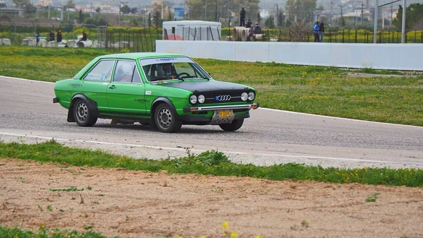 Megara Griechenland März 2020 Oldtimer Audi Während Der Veranstaltung Track — Stockfoto