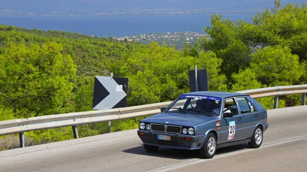 Ritsona Greece Сентября 2020 Классический Итальянский Автомобиль Lancia Delta 1987 — стоковое фото