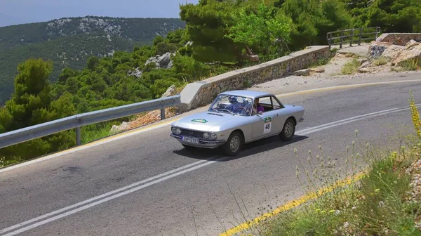 Atens Grécia Junho 2019 Carro Clássico Lancia Fulvia Coupe Feito — Fotografia de Stock