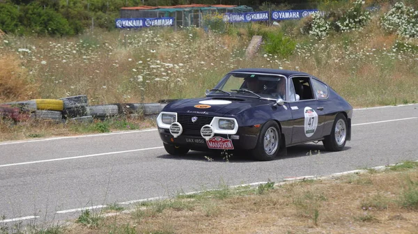 Athènes Juin 2018 Voiture Italienne Classique Lancia Fulvia Sport Zagato — Photo