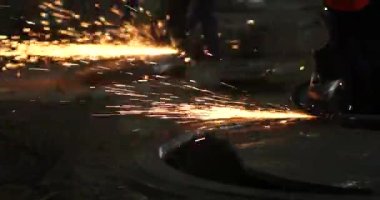 Taşlama ve metal kesme, kıvılcım raf