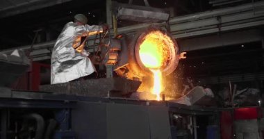 Metal eritme ve dökülme