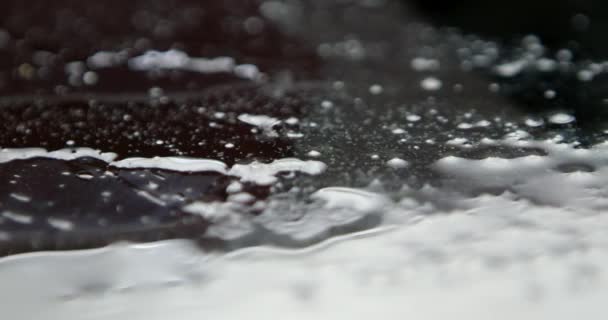 Textura Agua Líquidos Granos Hielo — Vídeo de stock