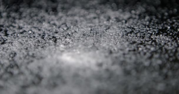 Sıvı Buz Tanelerinin Dokusu — Stok video