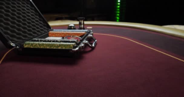 Casino Oyun Fişlerinin Dağıtımı — Stok video