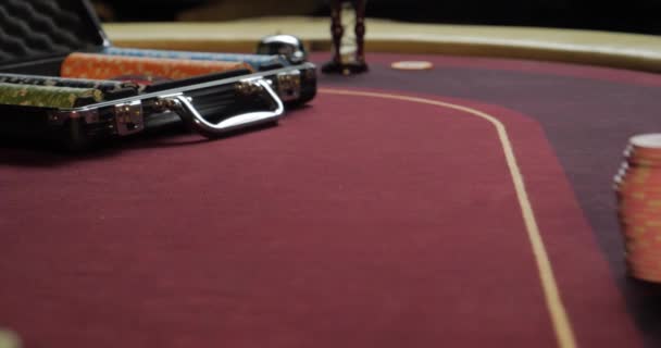Casino Distribuția Jetoane Jocuri — Videoclip de stoc