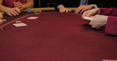 Casino, oyun fişlerinin dağıtımı