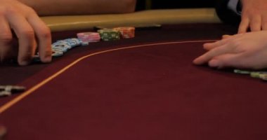 Casino, oyun fişlerinin dağıtımı