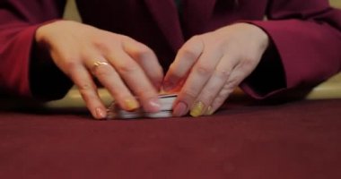 Casino tablo bordo, kartların dağıtımı