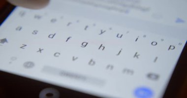 Gadget'ın ekranında yazma