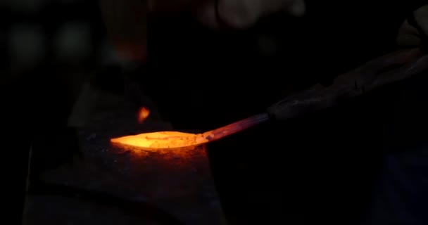 Gjutning Skärning Metallsvetsning Tillverkning Metallprodukter — Stockvideo