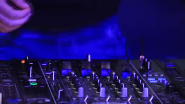 スタジオ ミュージシャンコンソールの背景 — ストック動画