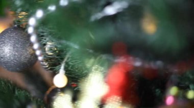 Yeni yıl tatili, yavaş çekimde mum alevi