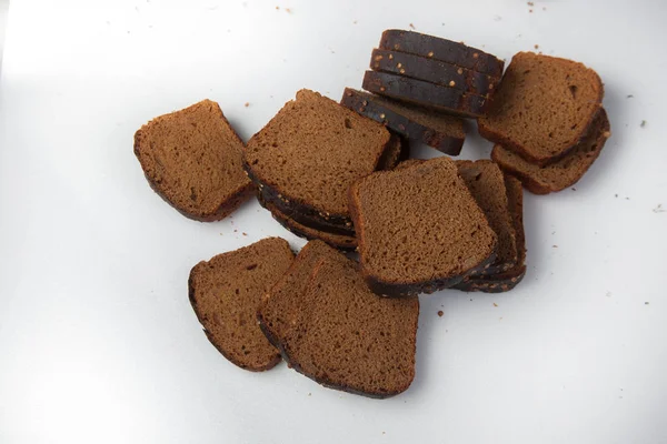 Dilimlenmiş kahverengi ekmek arka plan