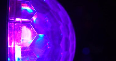 Disko topu yavaş hareket aydınlatma arka plan