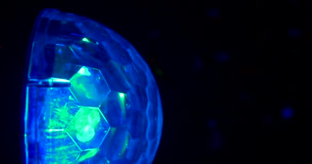 Disco Ball Slow Motion Verlichting Achtergrond — Stockvideo