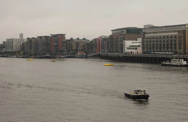 Londyn Londyn Anglia Wielka Brytania Maja 2020 Widok Rzekę Tamizę — Zdjęcie stockowe