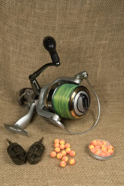 Boilies Fishing Baits Carp Reel Fishing Close Fishing Baits Carp — Stock Photo, Image