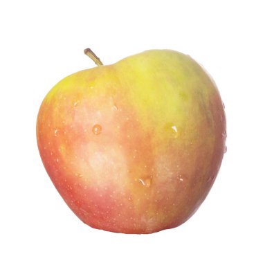 Apple beyaz bir arkaplanda izole edilmiş