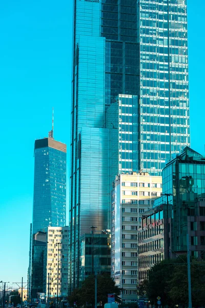 Varsóvia Centro Negócios Capital — Fotografia de Stock