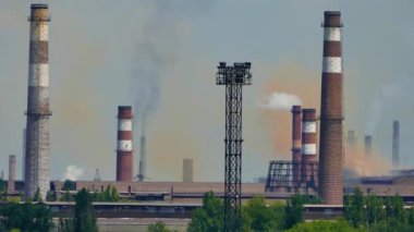 Metalurji tesisi üretim demir metal ekoloji