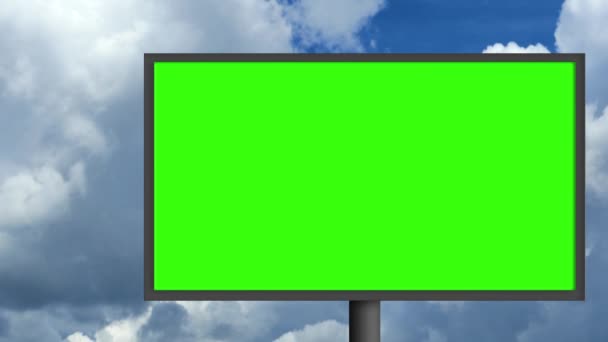 Billboard s zeleným plátnem