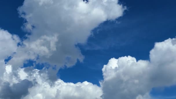 Céu Azul Nuvens Tempo Lapso — Vídeo de Stock