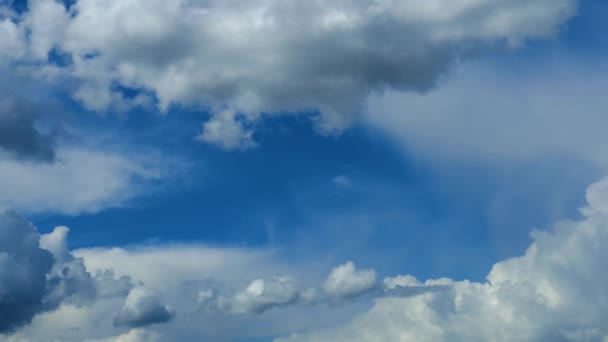 Blue Sky Clouds Time Lapse — Stock Video