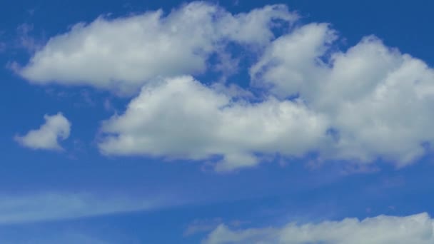 Céu Azul Nuvens Tempo Lapso — Vídeo de Stock