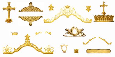 Altın iç elemanları izole