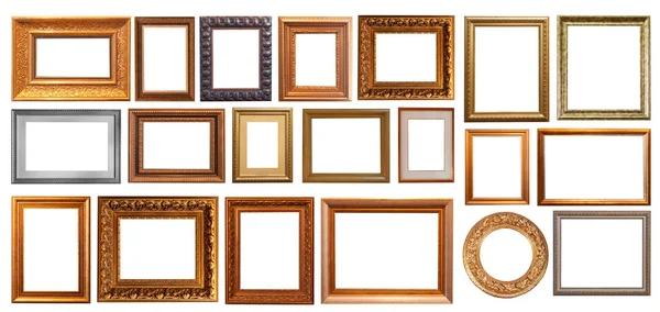 Vintage çerçeveler, resimler izole