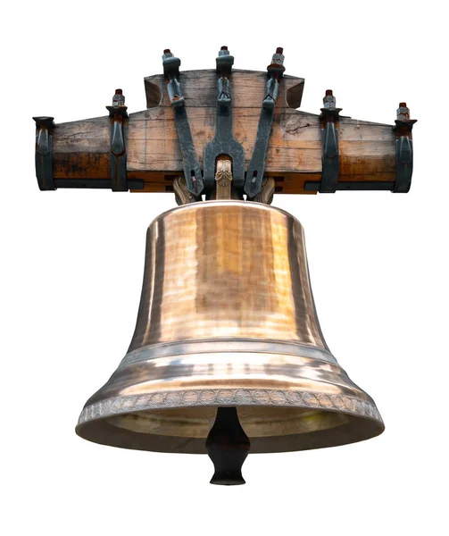 Beyaz arkaplanda izole edilmiş çan