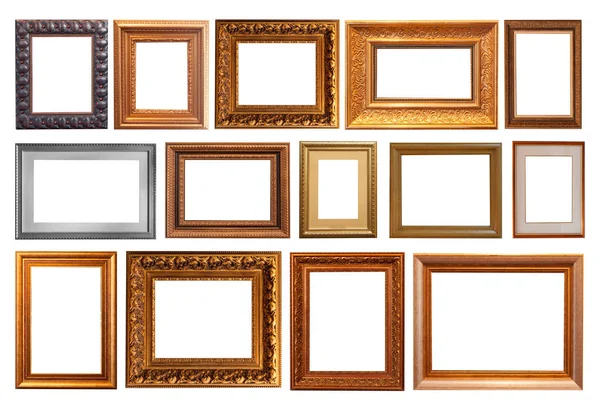 Vintage Frames Pictures Isolated — Stock Photo, Image