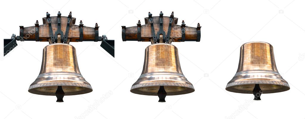 Bell isolated on white background