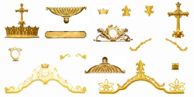 Altın iç elemanları izole