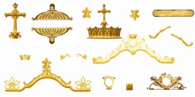 Altın iç elemanları izole