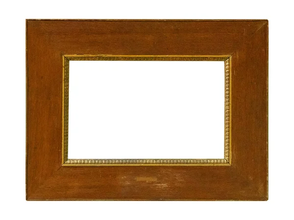 Frame Picture Antique Antiques Isolated White Background — Stock Photo, Image