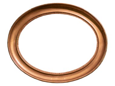 Beyaz arka plan üzerinde izole çerçeve resim antika antikalar