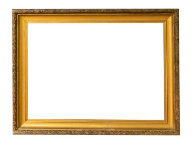 Beyaz arka plan üzerinde izole çerçeve resim antika antikalar