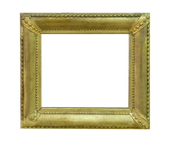 Frame Picture Antique Antiques Isolated White Background — Stock Photo, Image