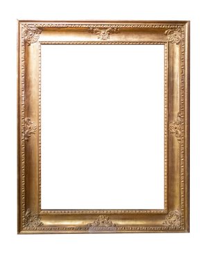 Beyaz arka plan üzerinde izole çerçeve resim antika antikalar