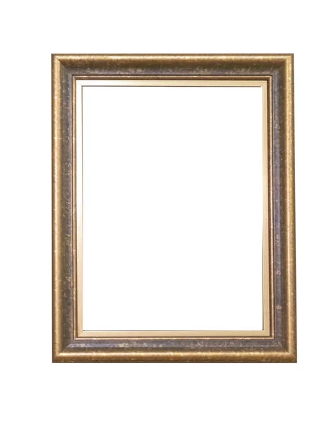 Frame Picture Antique Antiques Isolated White Background — Stock Photo, Image